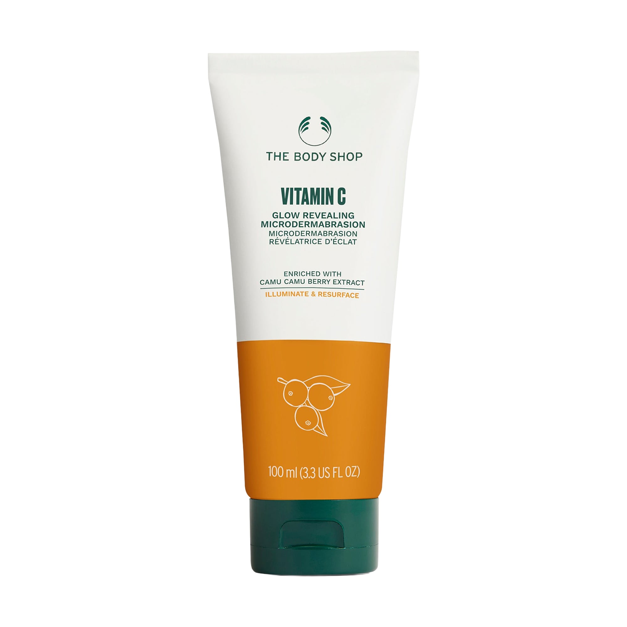 Абразивний скраб для обличчя The Body Shop Glow Revealing Microdermabrasion Вітамін С, 100 мл